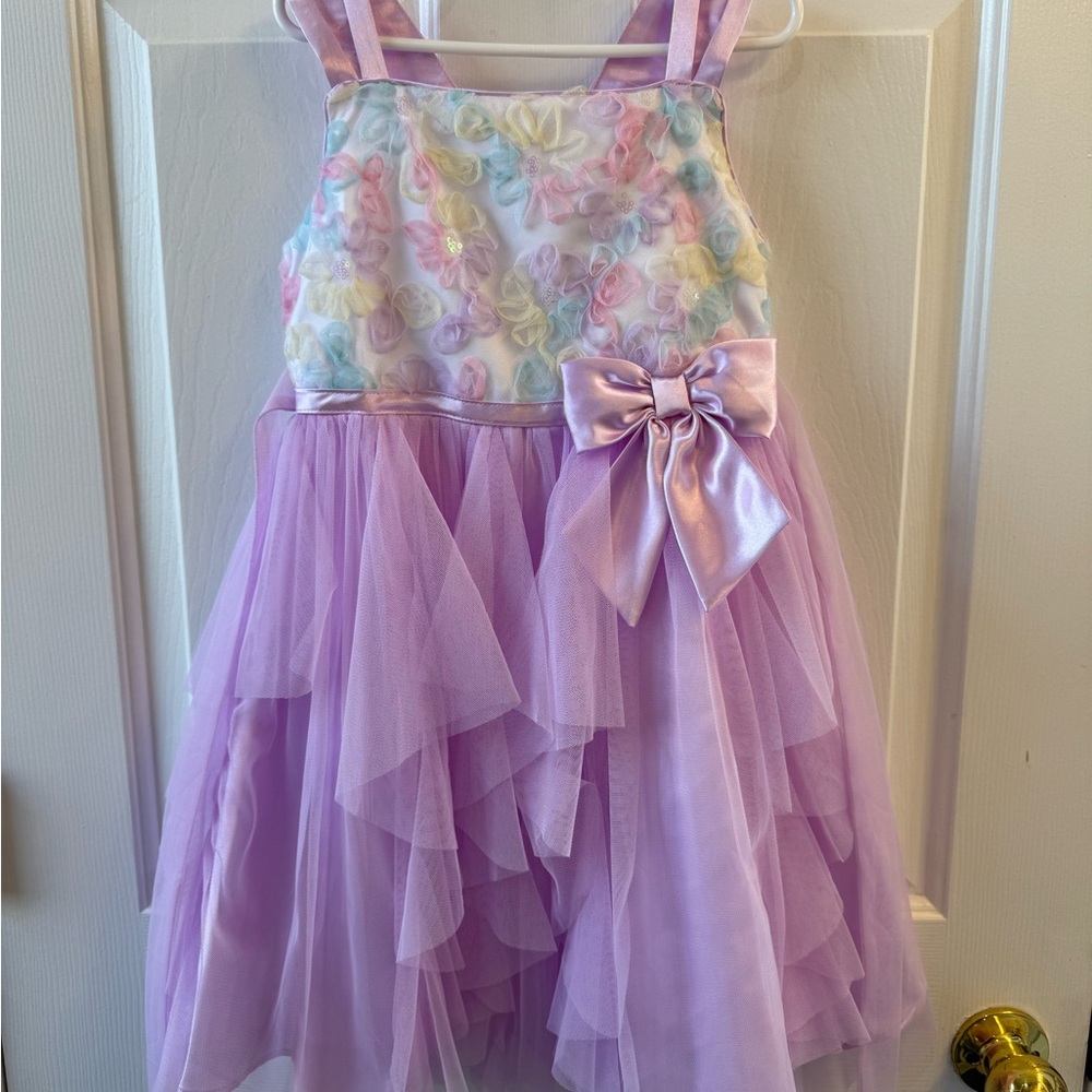 Jona Michelle Pink Dress With Flowers Size 5